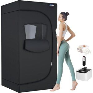 TOREAD 2024 Portable Home Steam Sauna: Full Body Sauna Tent with 2.6L Steamer